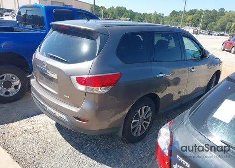 2014 Nissan Pathfinder S z USA, uszkodzony, nr VIN 5N1AR2MM3EC689732